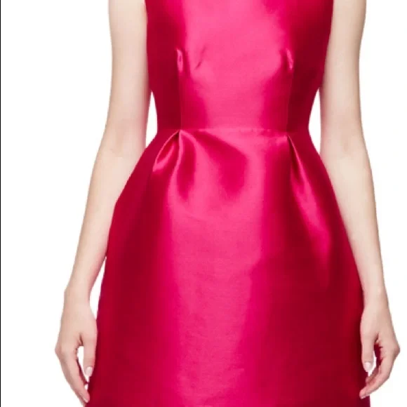 NWT Kate Spade pink open back silk mini dress with bow size 2 - Picture 2 of 6